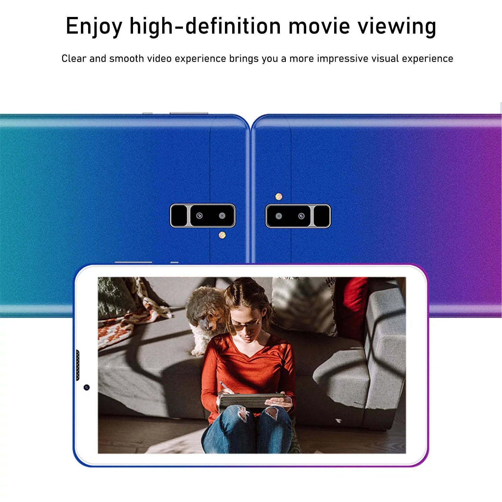 lulshou  7 Inch 8 Core Android Tablet  High Definition Screen WiFi Bluetooth Voice Call Game Video Learning Tablet  Card Communication Function