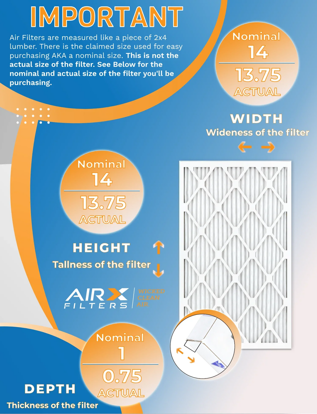 14x14x1 Air Filter  8 Rating, 12 Pack of Furnace Filters Comparable to  700 &  5 - Made in  by     .