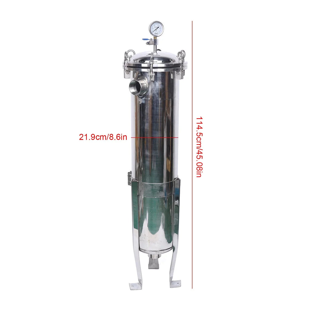 High Pressure Bag Filter Housing 2in  In/Out Stainless Steel 150PSI