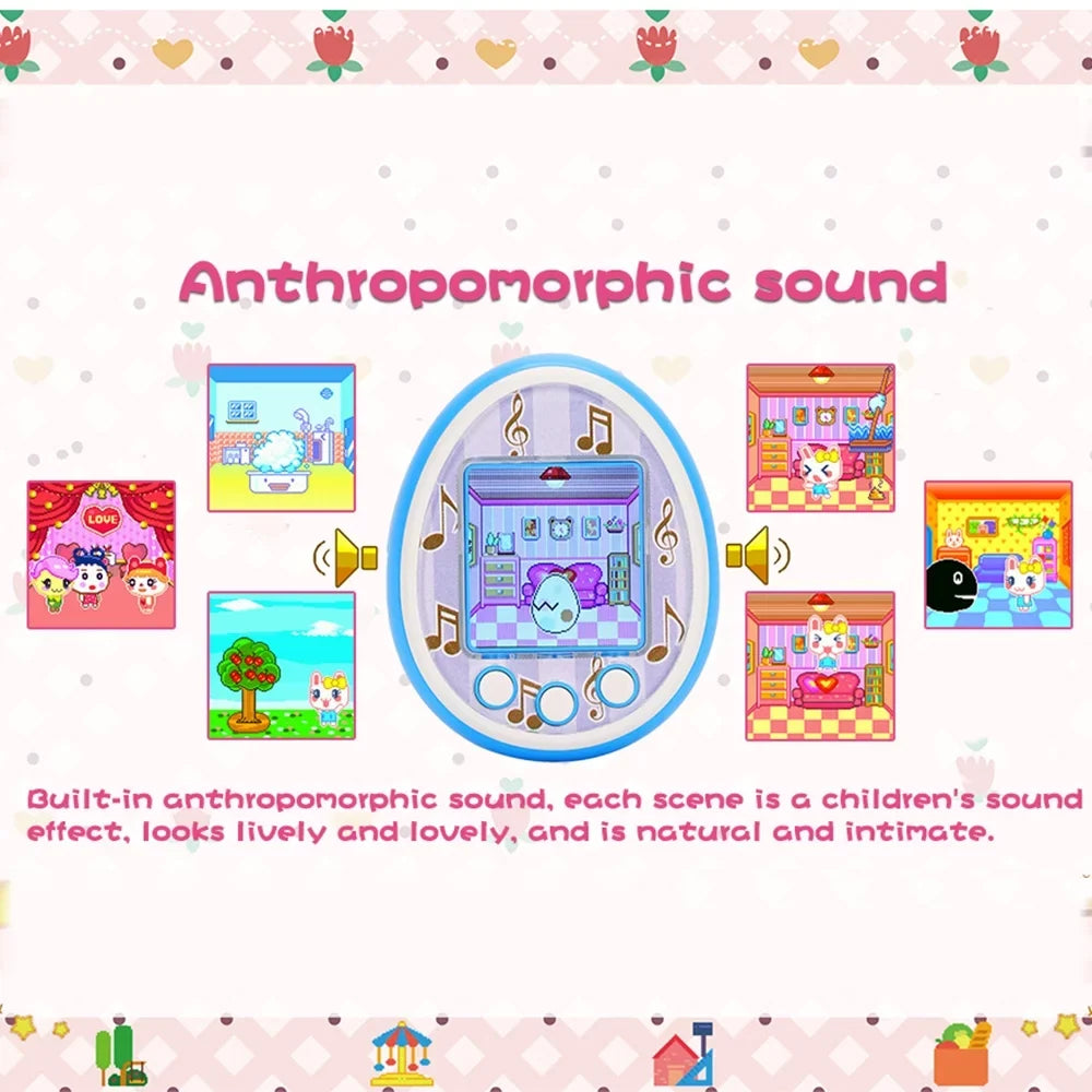 console,Console Portable Handheld Portable Kids Toy Handheld Virtual Cartoon Children Toy Console Children Toy