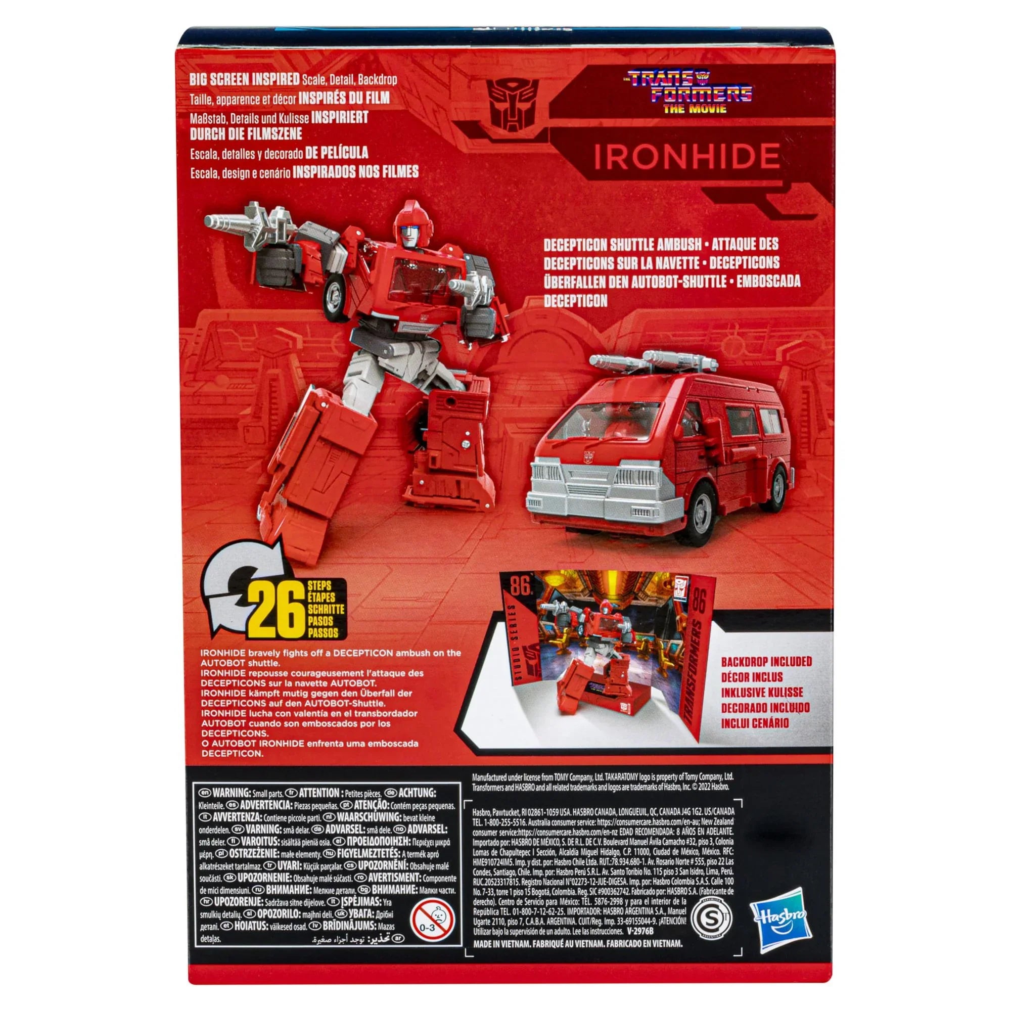 Transformers Studio Series 86-17 Voyager Class The Transformers: The Movie Ironhide Action Figure