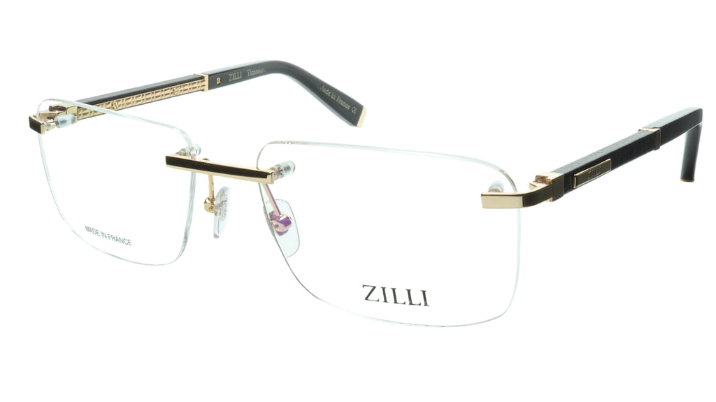 Rimless Eyewear Made with Real Leather and High Quality Titanium