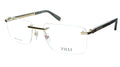 Rimless Eyewear Made with Real Leather and High Quality Titanium