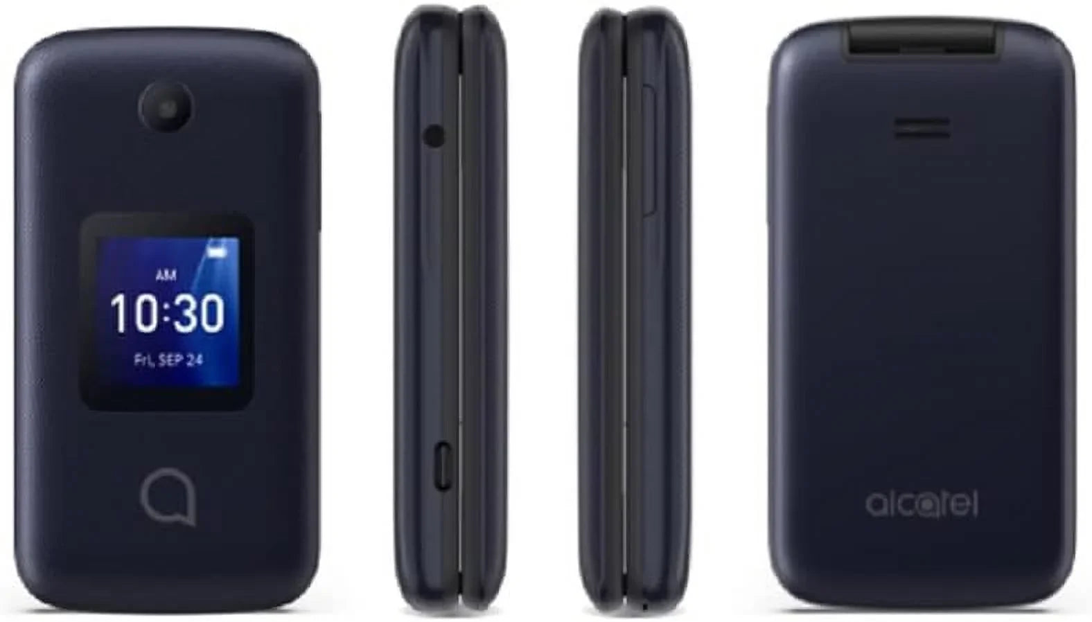 Restored Alcatel Go Flip 4 4056W 4GB (-Mobile only) Flip Phone - For Senior Easy Use (Refurbished)