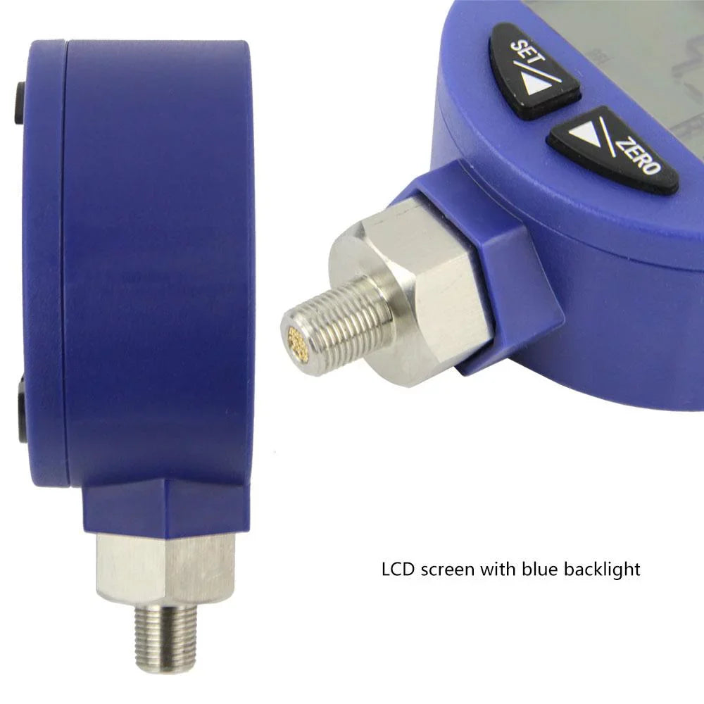 Elitech -30Pro Blue Digital  Pressure Gauge -14.5~500
