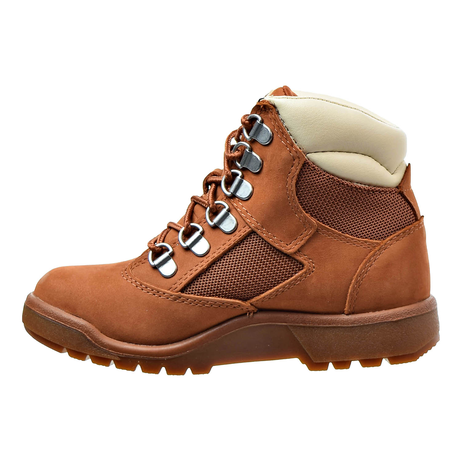 Timberland 6 Inch Youth's Field Boots Dark Orange tb0a1q5d