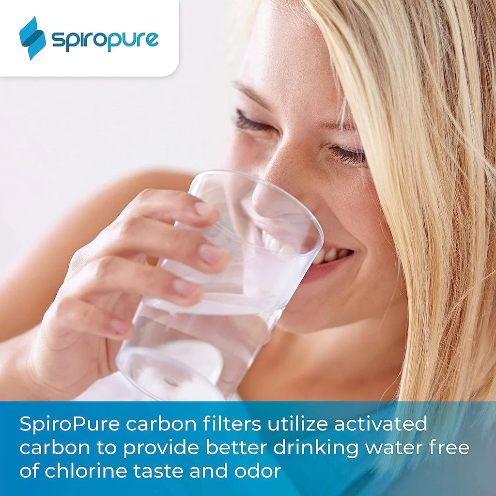 SpiroPure --10R 10x2.5 20 Micron Coconut Shell Granular Activated Carbon () Water Filter Cartridge -10 155155-43 (Case of 12)