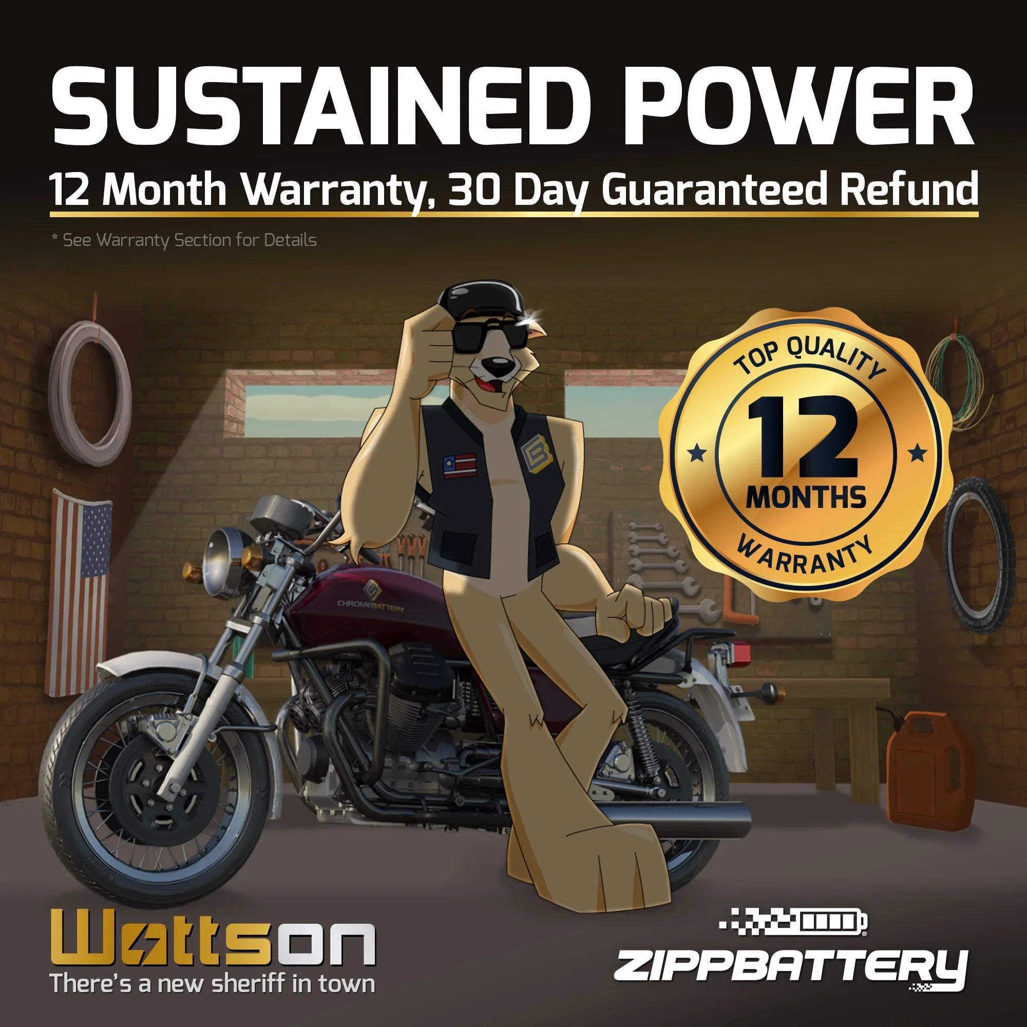 Zipp Battery - (14AHL- 12 Volt,12 Ah, 210 ) Motorcycle Battery for Ducati 750cc  Montijuich Paso 1987