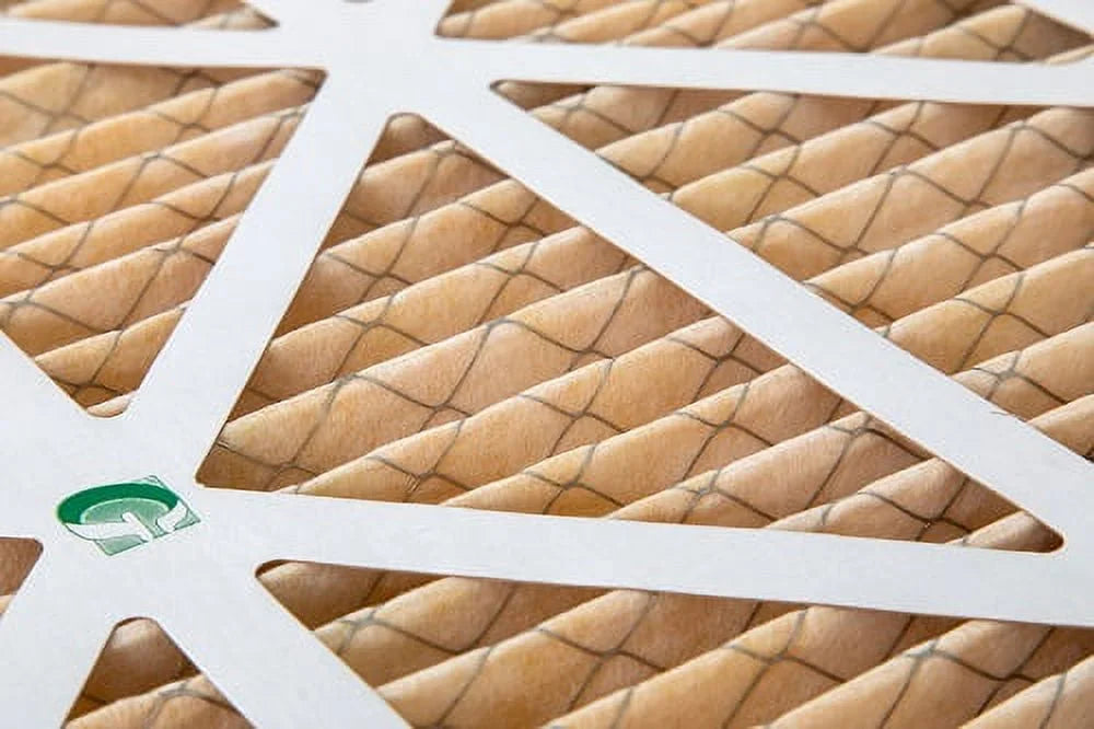 2 Pack of 20x24x4  11 Pleated 4" Inch Air Filters by Glasfloss. Actual Size: 19-3/8 x 23-3/8 x 3-3/4