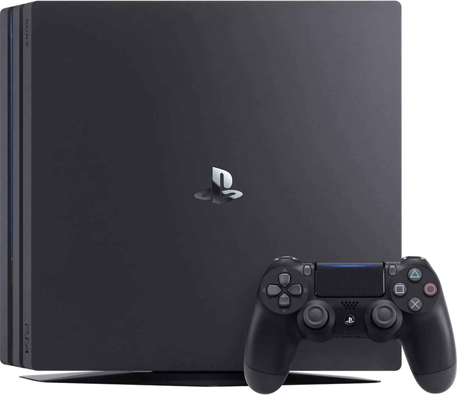 Sony PlayStation 4 Pro 1TB Black Gaming Console + - Earbuds With Microphone   Bundle Like New
