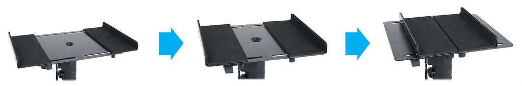 Rockville  Pair Studio Monitor Bookshelf Speaker Stands w/Adjustable Height
