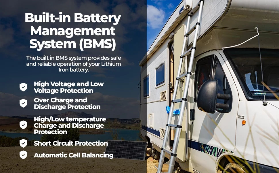 '-1230 Group  12V Drop-In-Ready Marine Battery 385Wh 30AH Lithium Iron LiFePO4 with built in  Lightweight ideal for Small Boats, Canoe Kayak Inflatable (8.4LBS)