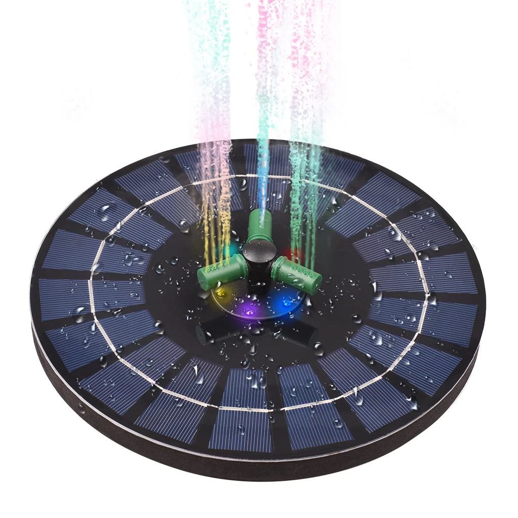 fountain,Battery Auto-shut Off With Rotatable Nozzle With Battery Auto-shut Off 9 Inch Pump With Inch Bath Pond Auto-shut Off 9 Solar Water Pump 6w Nozzle Led Solar Brewel Rookin Yaliya