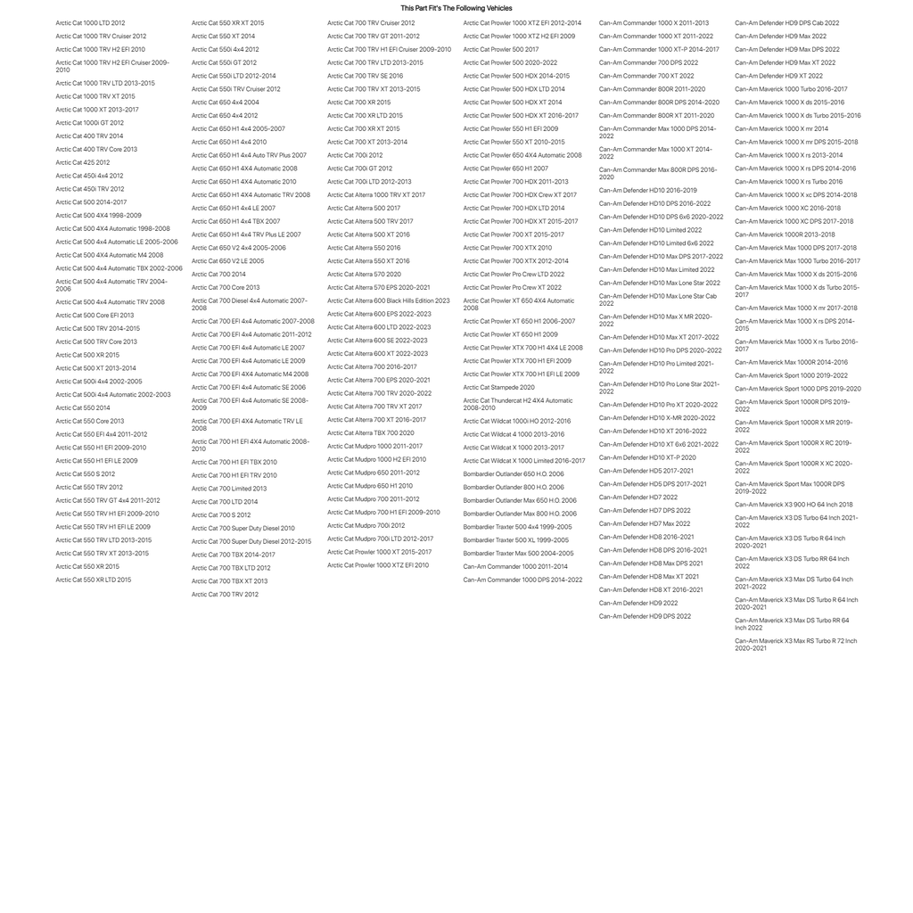 Tusk Sand Lite® Front Tire 28x10-14 (Ribbed) For  Sportsman 550   2009-2011
