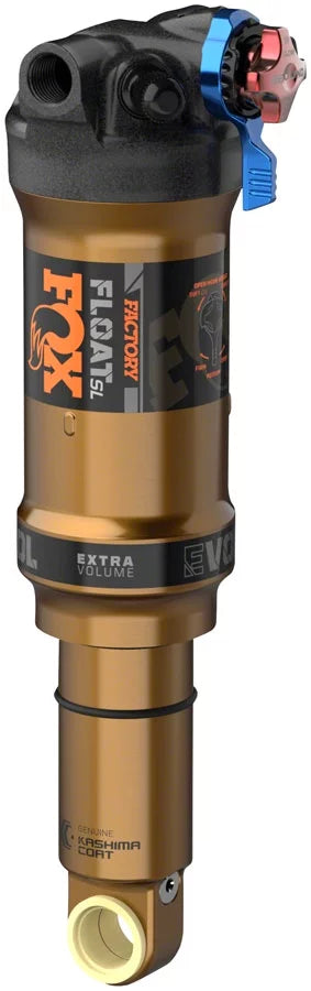 Float  Factory Rear Shock - Trunnion Metric, 165 x 40 mm,  , 3-Position Adj, Black/Kashima Coat