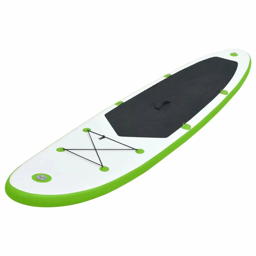 Walmeck Inflatable Paddleboard Set Green and White