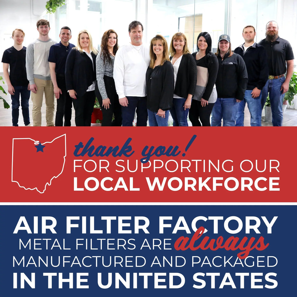 2-Pack Compatible with , , , , , 610054, 245011 Aluminum Filters by Air Filter Factory