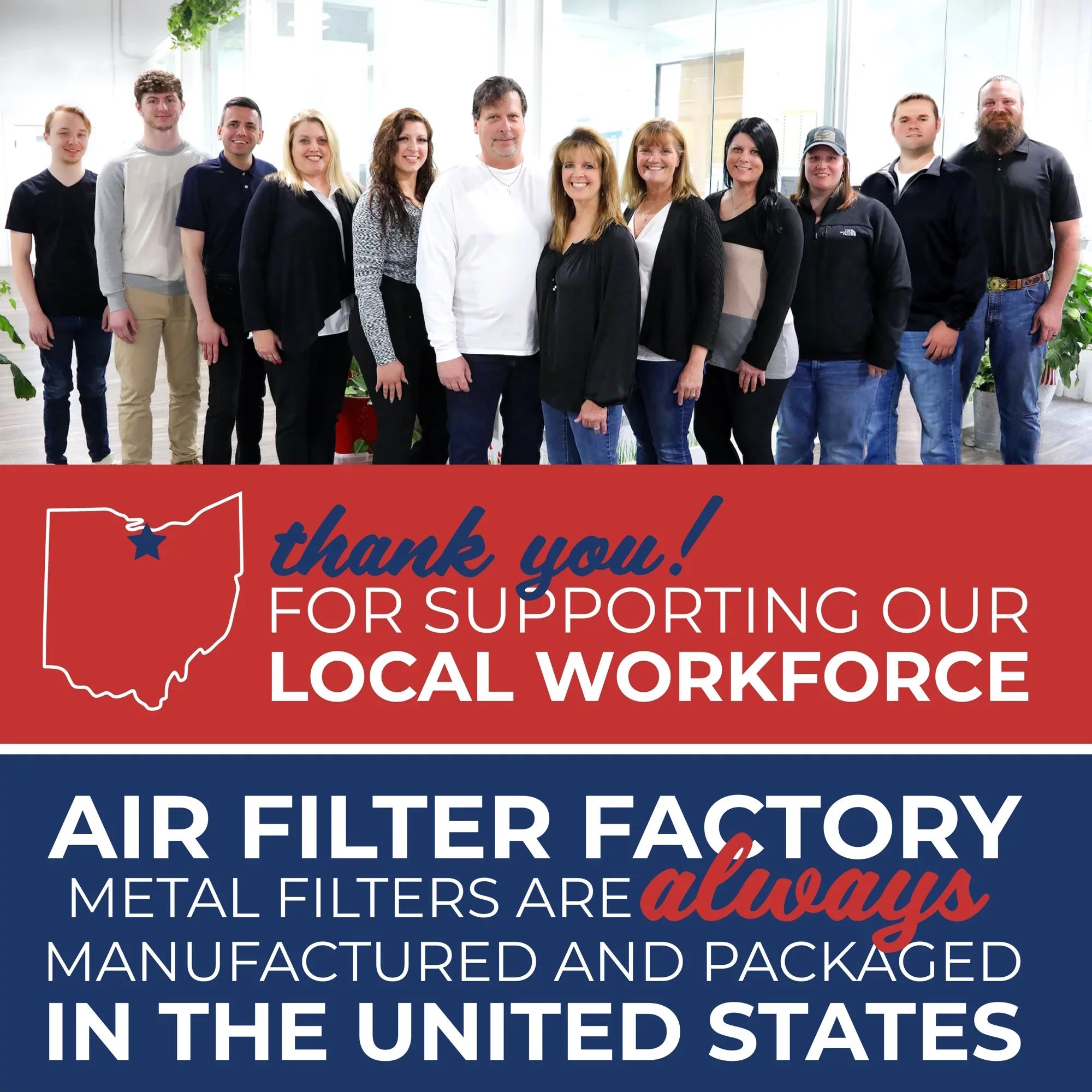 2-Pack Compatible with , , , , , 610054, 245011 Aluminum Filters by Air Filter Factory