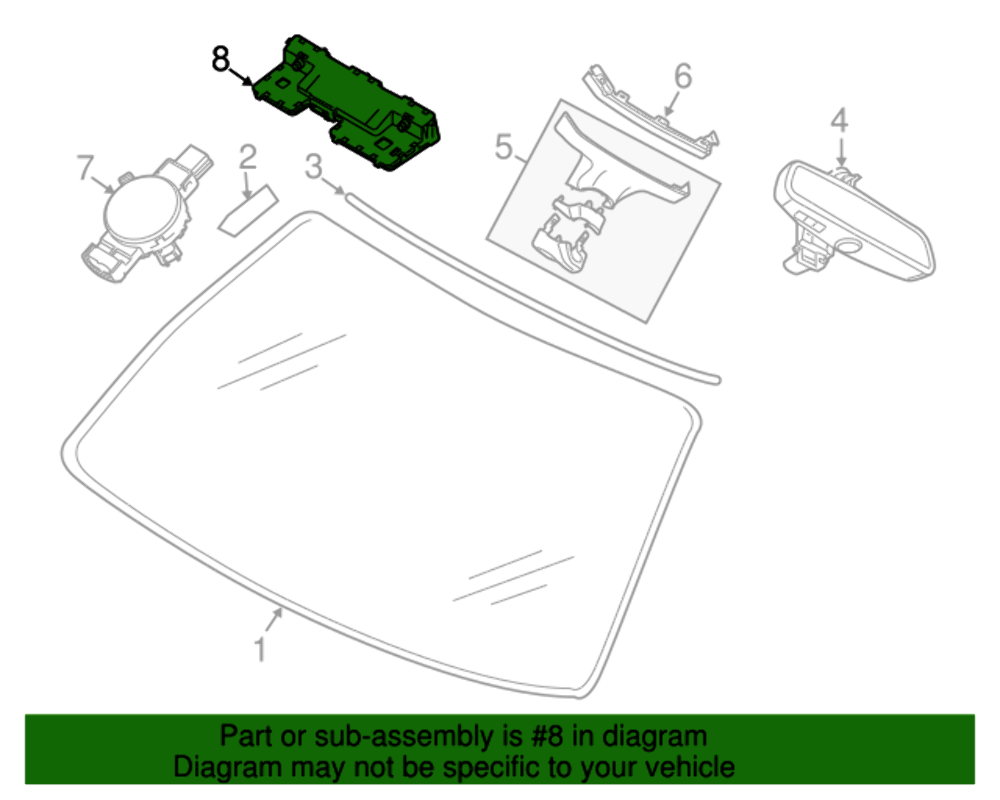 New Genuine  Kafas Camera (2019-2022)  66515A081A1