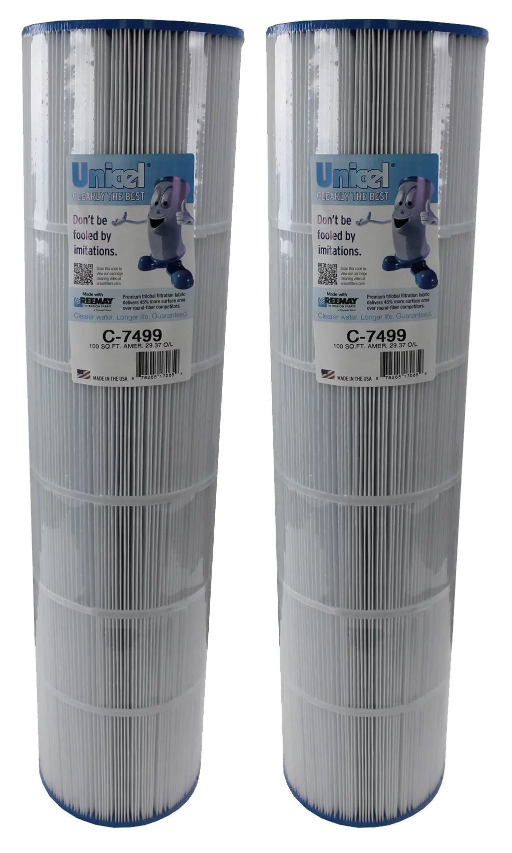 2) Unicel -7499 Spa Replacement Cartridge Filters 100 Sq Ft American Premier