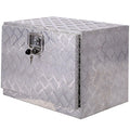 Jarbalai 24 inches Aluminum Tool Box, Truck Bed Tool Box, Outdoor Trailer Pickup Storage Tool Box,  Storage Organizer, Underbody Box w/ Lock Keys, Silver