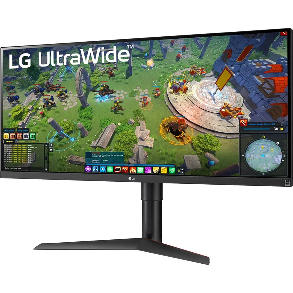 Open Box  34WP65G- UltraWide Monitor 34" 21:9 Full  (2560 x 1080)  Display,  DisplayHDR 400,  FreeSync, Height and Tilt Adjustable Stand - Black