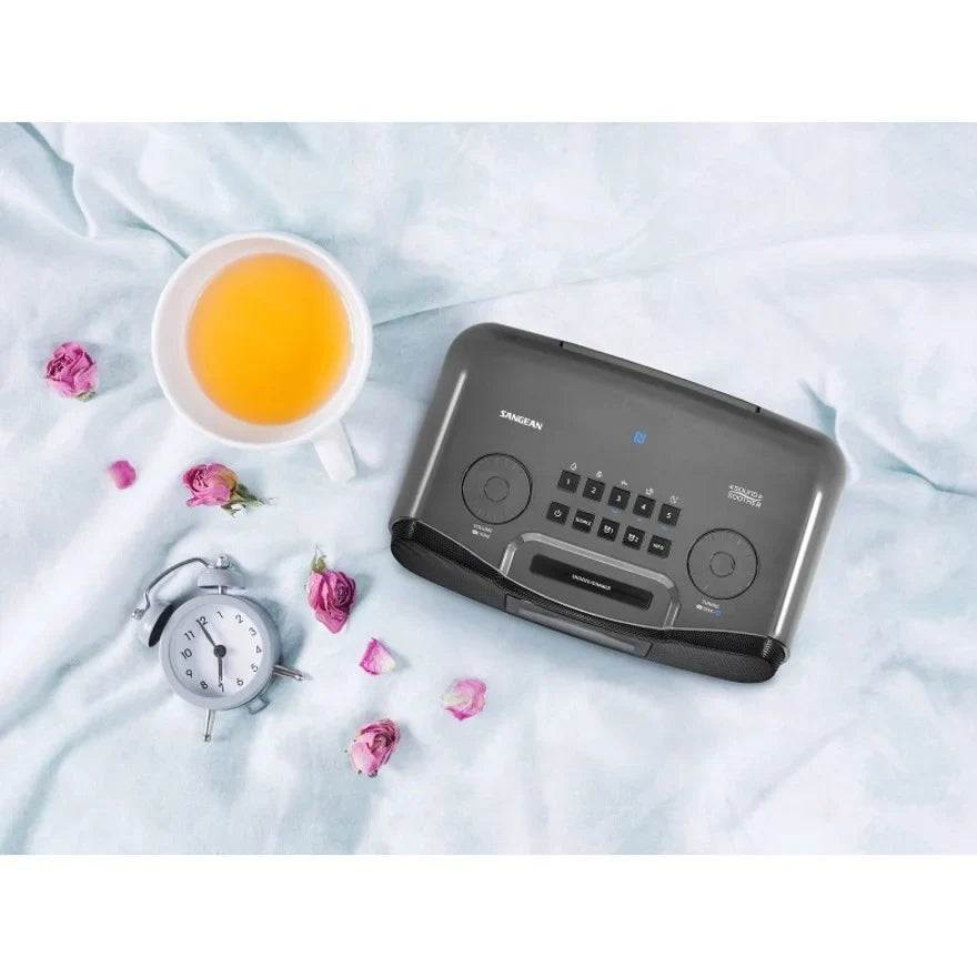 Sangean Rcr22 Am/Fm Atomic Clock Radio With Lcd Display