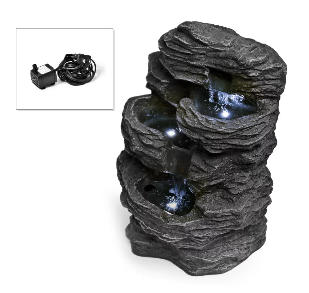 Serene Life  - Water Fountain - Relaxing Tabletop Water Feature Decoration