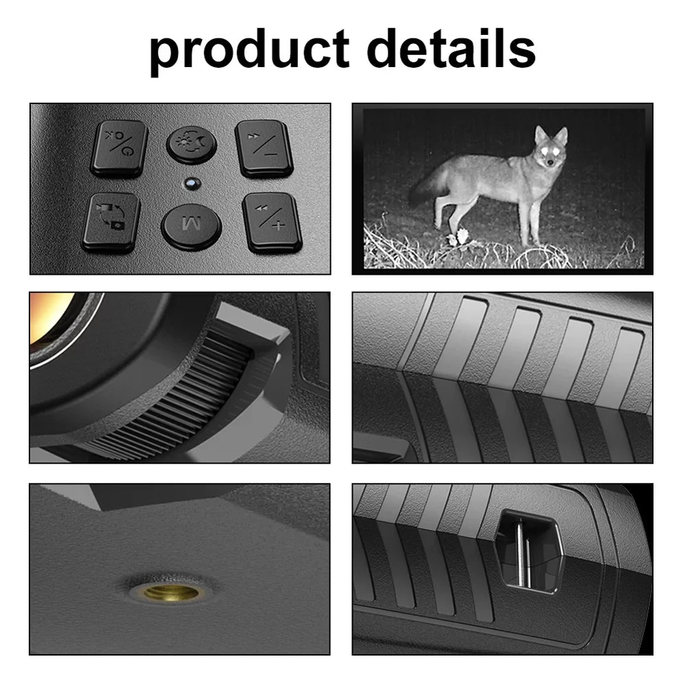 Andoer Night Vision Device,With 3.0inch Lcd 4k Infrared Vision 3.0inch Lcd Screen Vision 300m Day Resolution 4k Video Day Use With 300m Day Use Adben 4k Support 2mp Resolution 2mp Resolution 4k Wenzi
