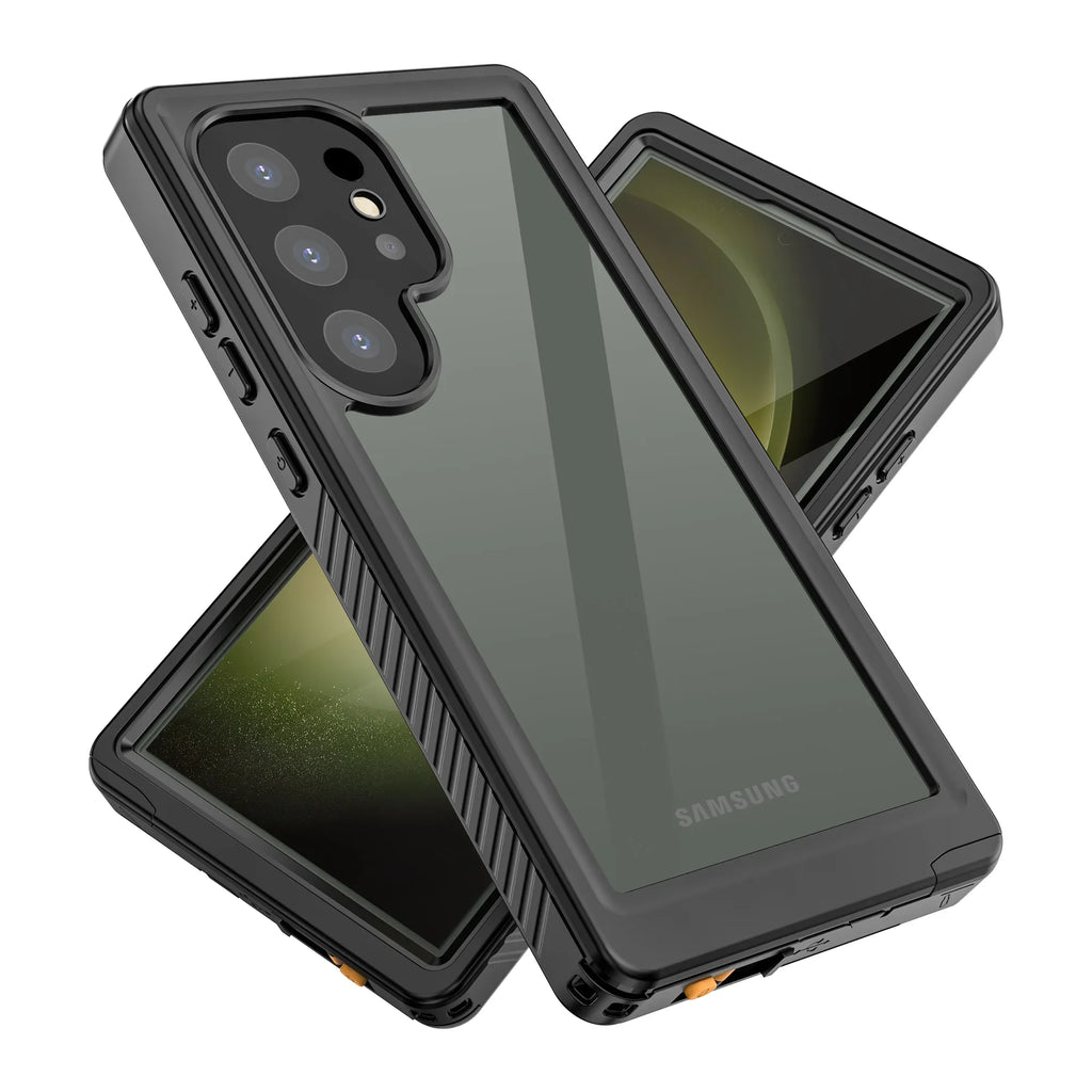 Cowithday Waterproof Case for Samsung Galaxy  Ultra 5G Phone 2024, with Screen Protector 360° Full Body Heavy Duty Military Protection Shockproof  Underwater Cover for Galaxy  Ultra, Black