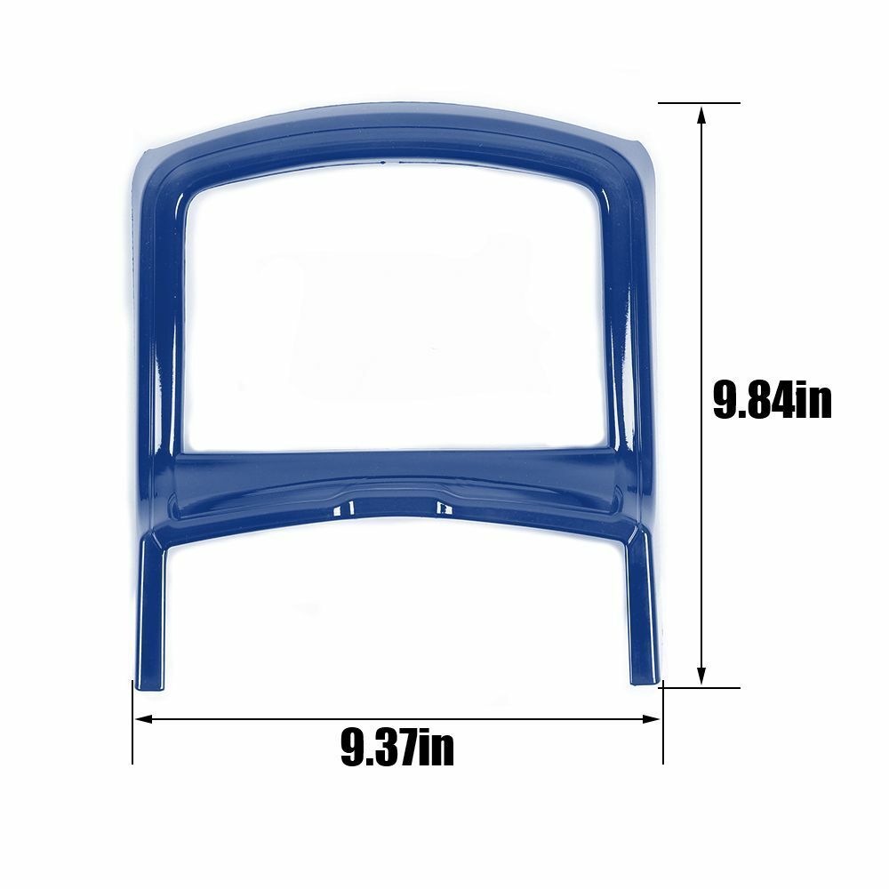 Teledu Inner Central Console Cup Holder Panel Trim Cover + Blue