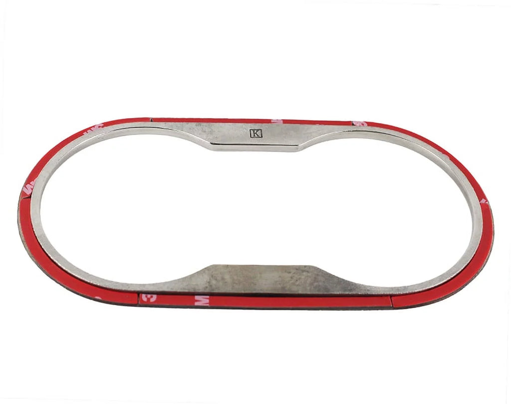 Kentrol  30002 Jeep Wrangler  - 2007-10 Cup Holder Bezel Polished Stainless Steel