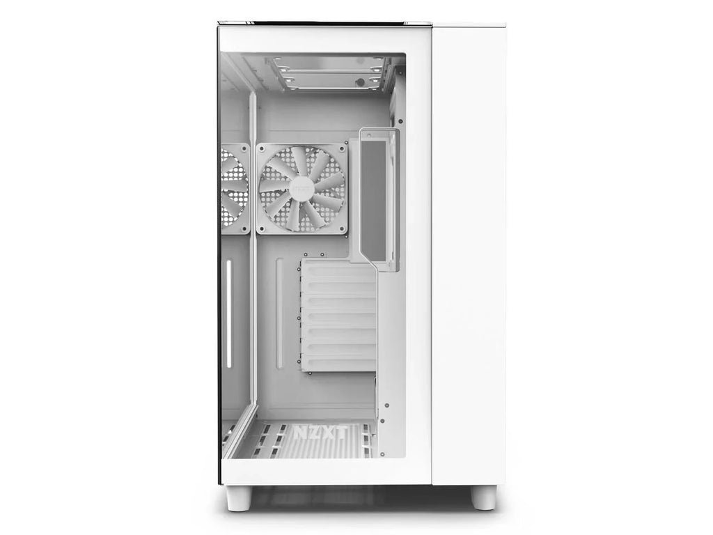 Elite - All White - --01 - Premium Dual-Chamber - Mid-Tower -  Fans - Case
