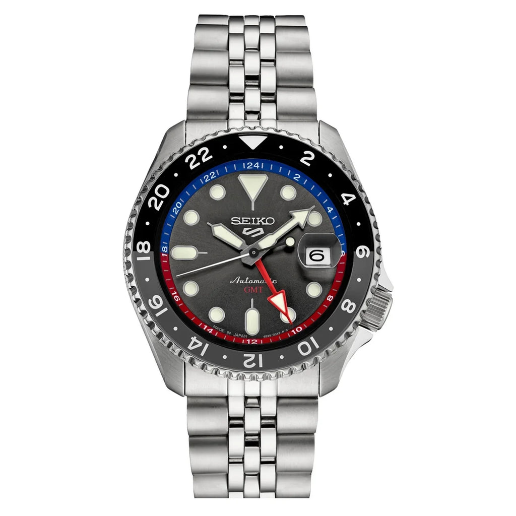 Seiko 5 Sports Automatic  Watch with Grey Dial #