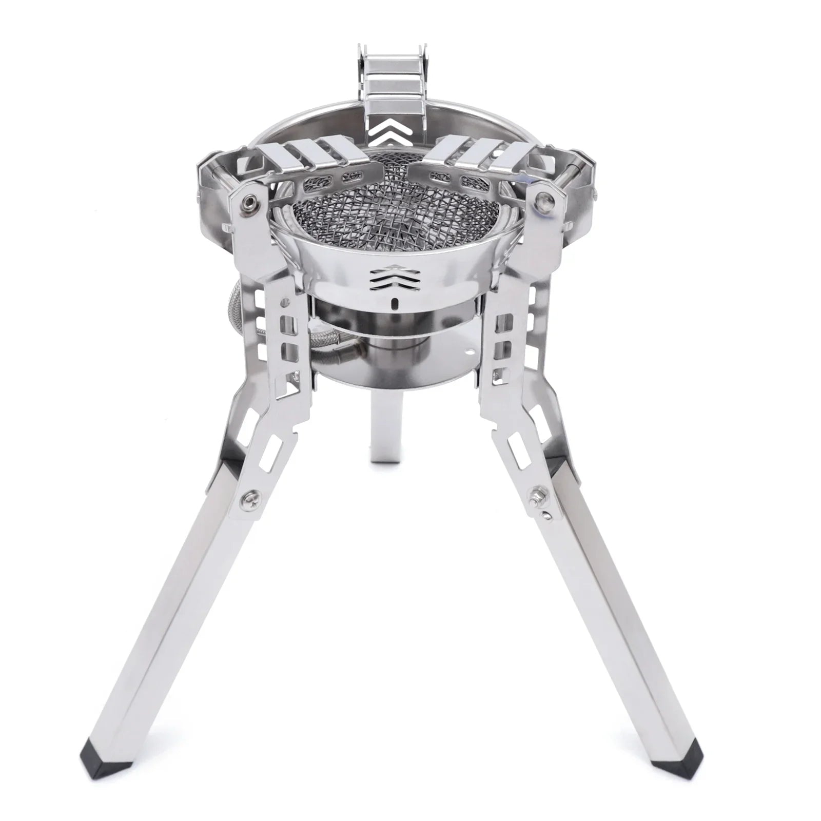 Miumaeov Portable Camping Stove Burner Small Backpack Stoves with Piezo Ignition for Outdoor Camping Hiking Cooking Barbecue Travel