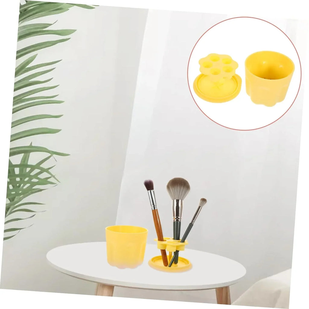 5 Sets Makeup Brush Cleaning Bowl Limpiador De Brochas De Maquillaje Make up Brush Makeup Brushes & Tools  Kits Beauty Kit Makeup Brushes Cleaner Kit Pp Silicone Brush Cosmetic
