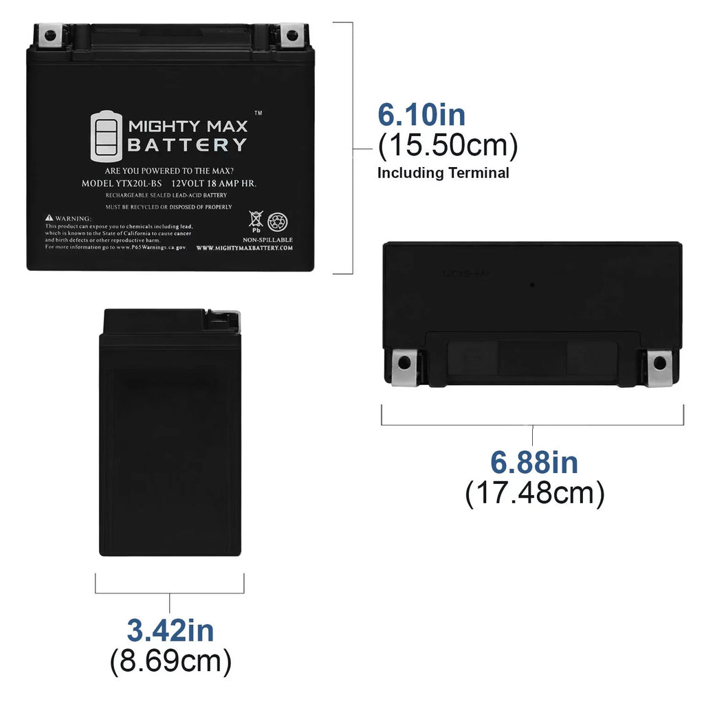 '- Replacement Battery for Kawasaki Jet Ski  550cc 82-85