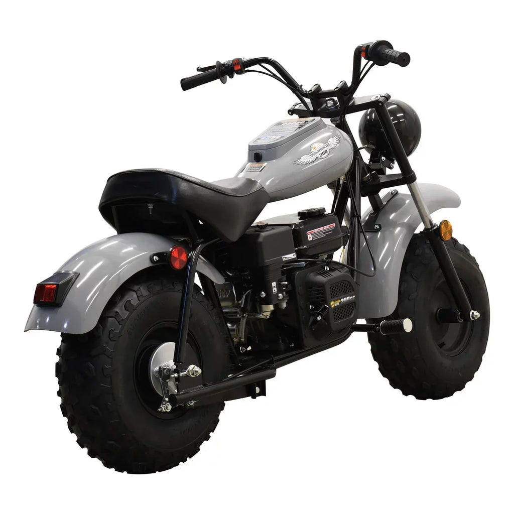 Massimo Motor Mini Bike  6.5HP Gas Powered 200cc Motorcycle (Gray)