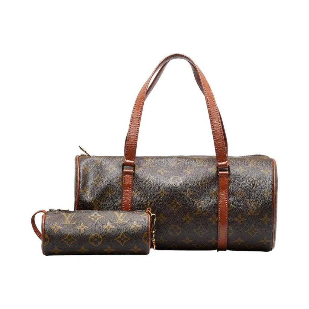 Pre-Owned Louis Vuitton Monogram Papillon 30 (Old) Handbag  Brown  Leather Ladies   (Good)