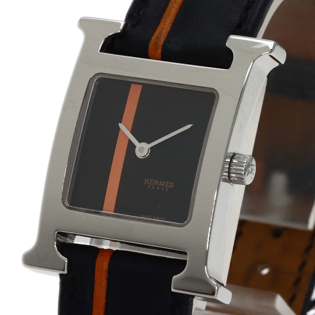 Pre-Owned Hermes .210  Watch Wristwatch Stainless Steel/Leather Women's  (Good)