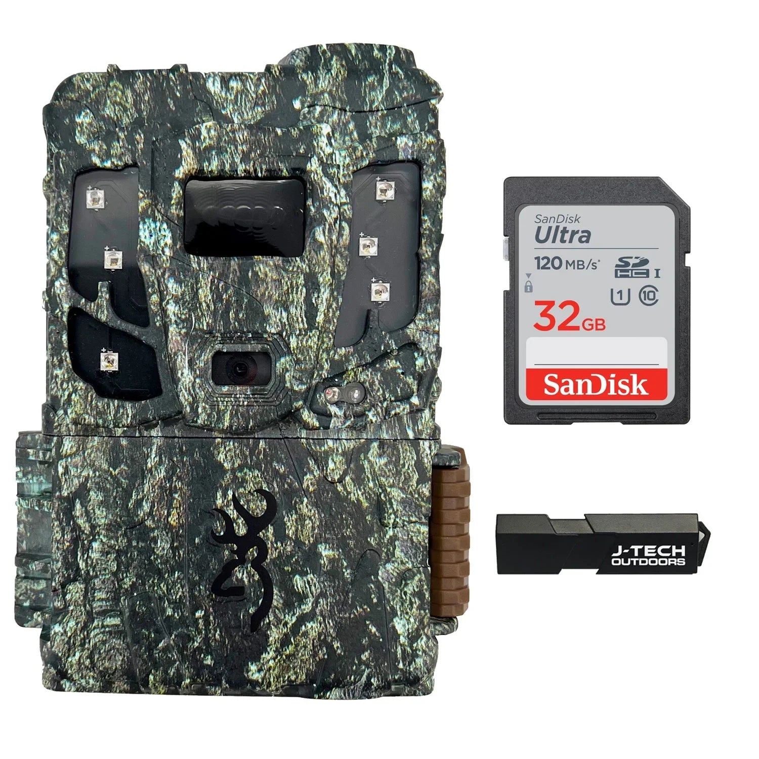 Browning Defender Pro Scout  Extreme  Cellular Trail Game Camera (&+) Bundle Includes 32GB Memory Card and - Card Reader (22MP) |