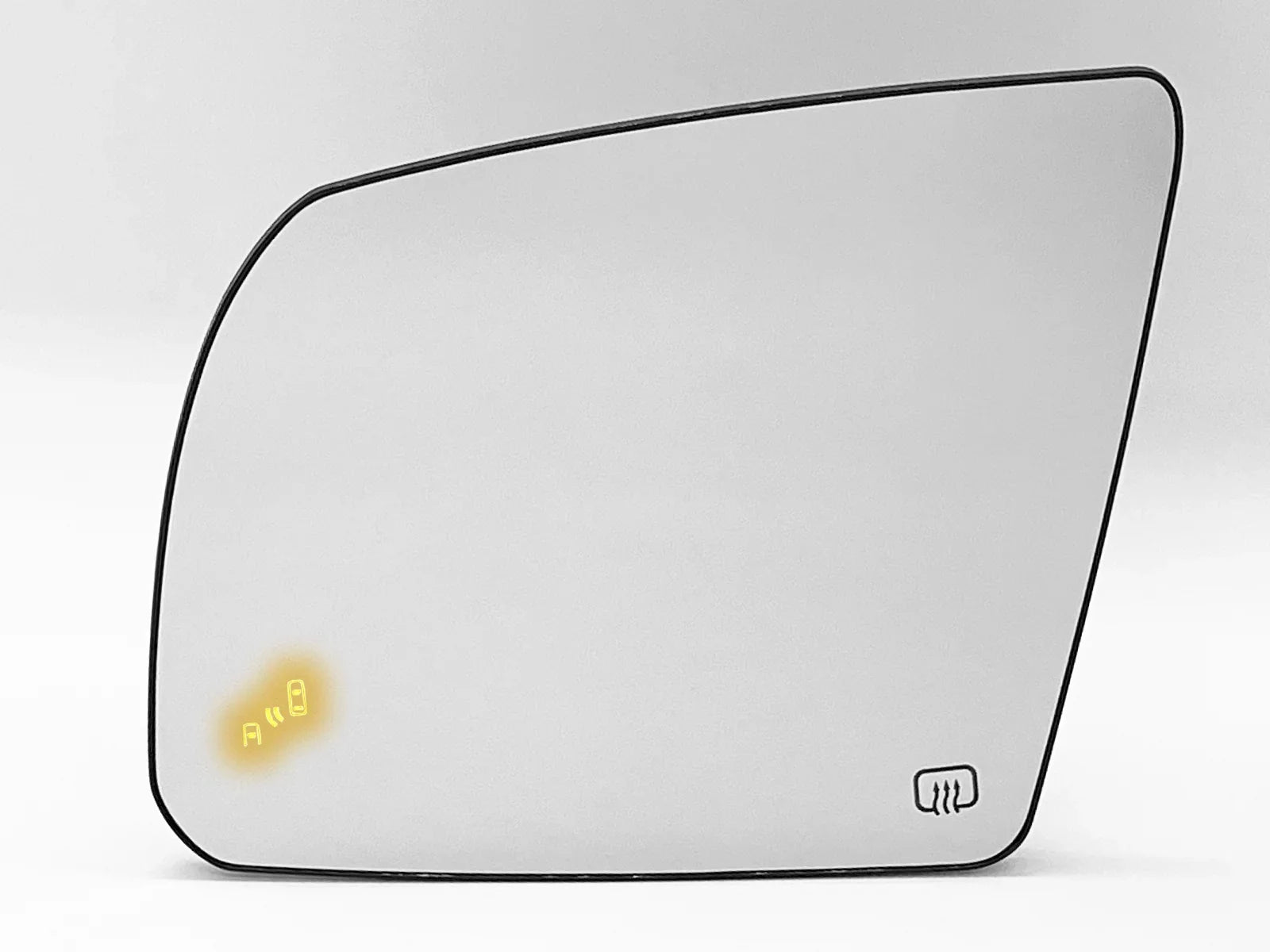 Replacement for Exterior Rear View Mirror Glass Power Heated with Blind Spot Detection 2014-2021 Tundra 2018-2022 Sequoia Driver Left Side 879060C010