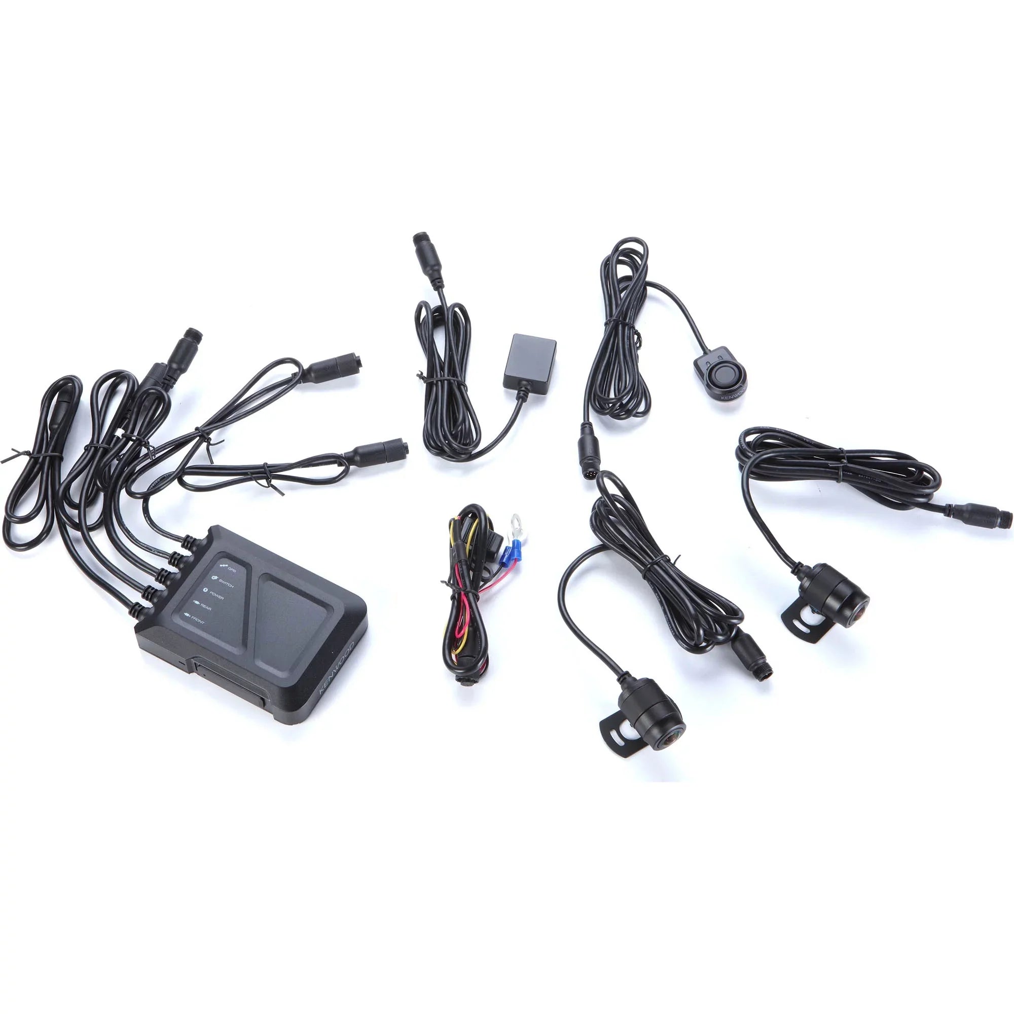 Kenwood - Motorsports  Dash Cam with  and Rear-View Camera with a Kenwood - optional 3.3ft (1m) camera extension cable