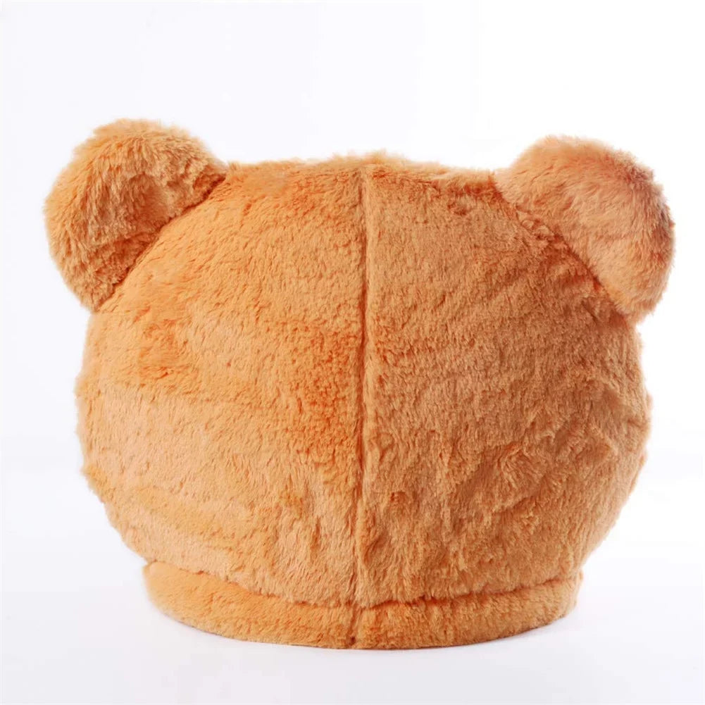 Plush Teddy Bear Mascot Head Costume Character Mascot Mask