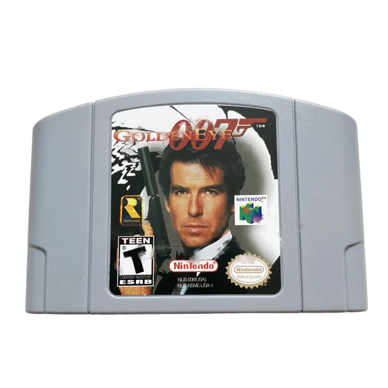 Mario Kart 64 Smash Bros Party 1 2 3 GoldenEye 007 Video Game For Nintendo
