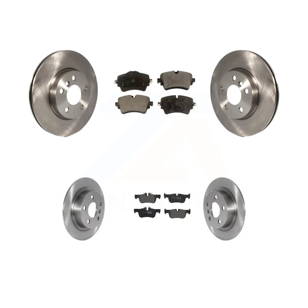 Transit Auto - Front Rear Disc Brake Rotors And Semi-Metallic Pads Kit For Mini Cooper Clubman -103495