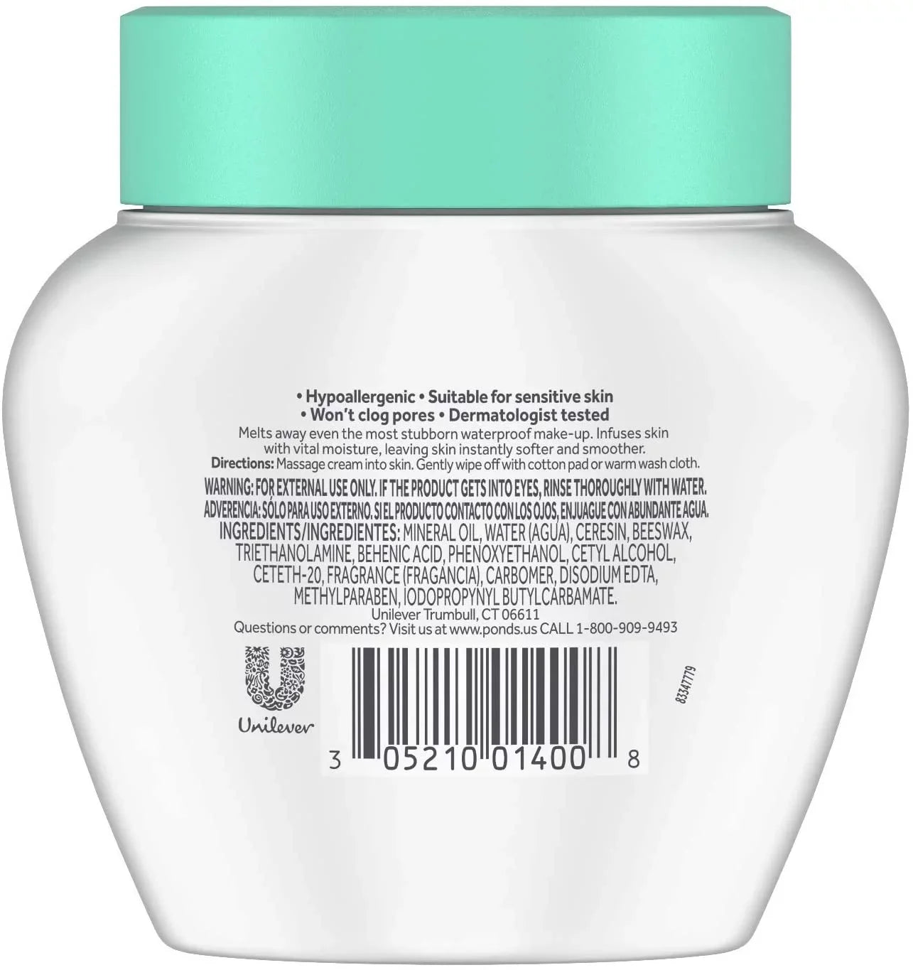 6 Pack - Pond's Cold Cream Cleanser 3.5 oz