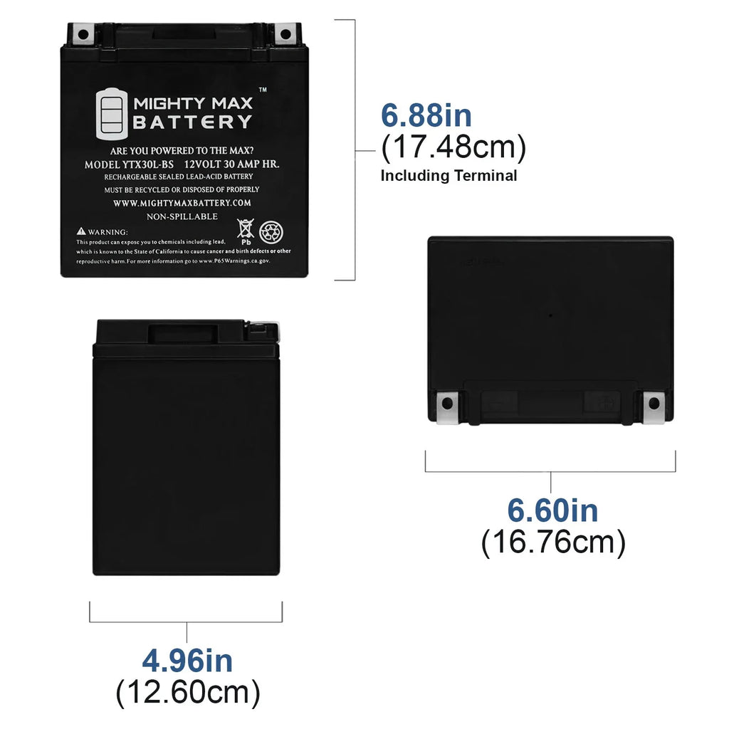 '- Replacement Battery for  (sea-doo) 1500  07 + 12V 4Amp Charger