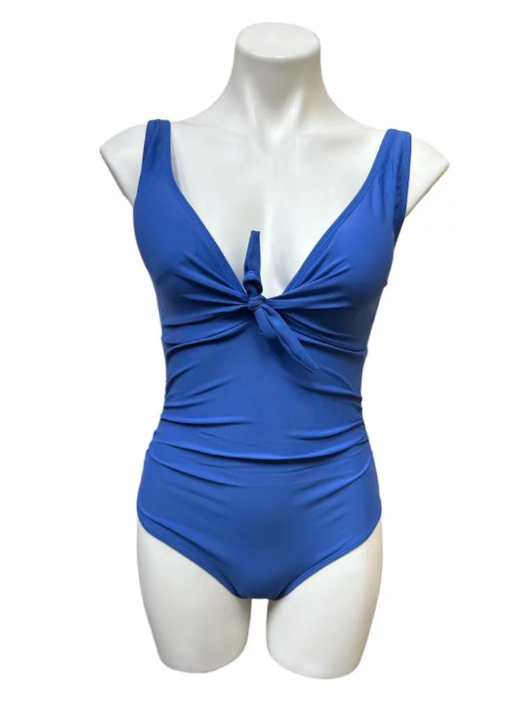 Nicole Miller   Sweetheart Center Tie One Piece Swimsuit,  Small