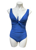 Nicole Miller   Sweetheart Center Tie One Piece Swimsuit,  Small